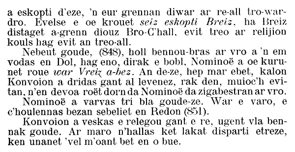 Vie de Saint Convoion abbe de Redon en breton, buhez sant Konvoion abad Redon.